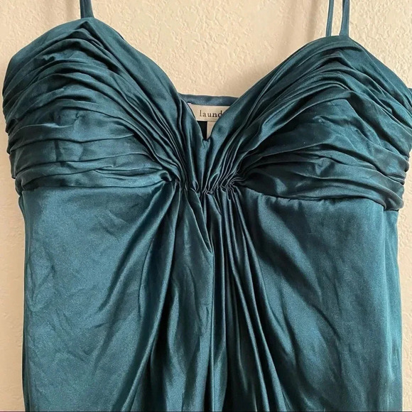 laundry by design satin ruched chest maxi dress - Picture 6 of 14